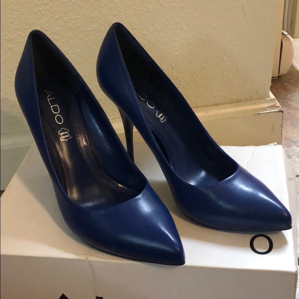 Blue ALDO pumps
